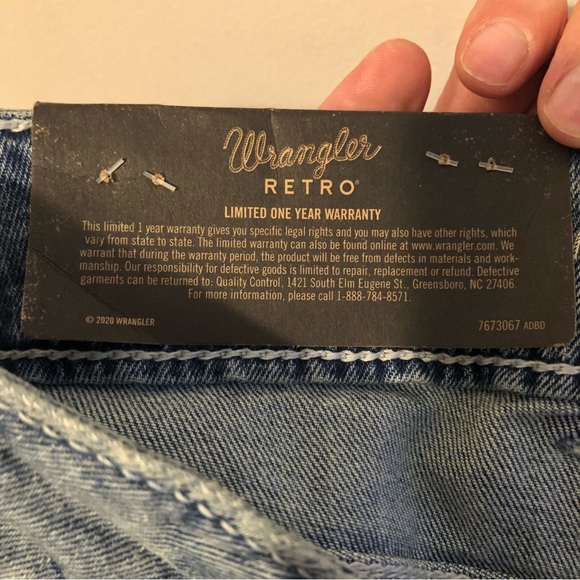 New with tags Wrangler Retro Fit Flare Jeans - Picture 5 of 6